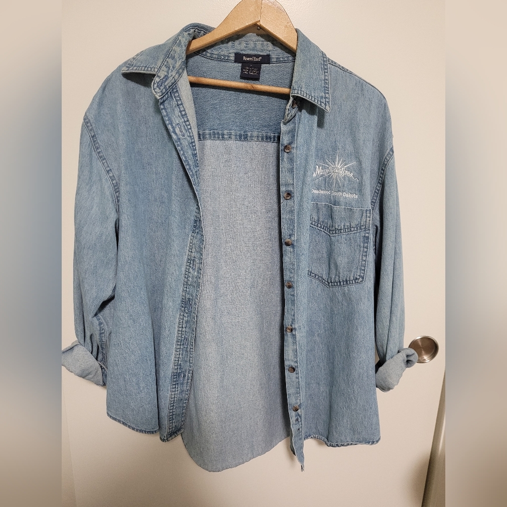 Rivers End Jean Shirt, DEADWOOD, SD, Kevin Costner, Midnight Star